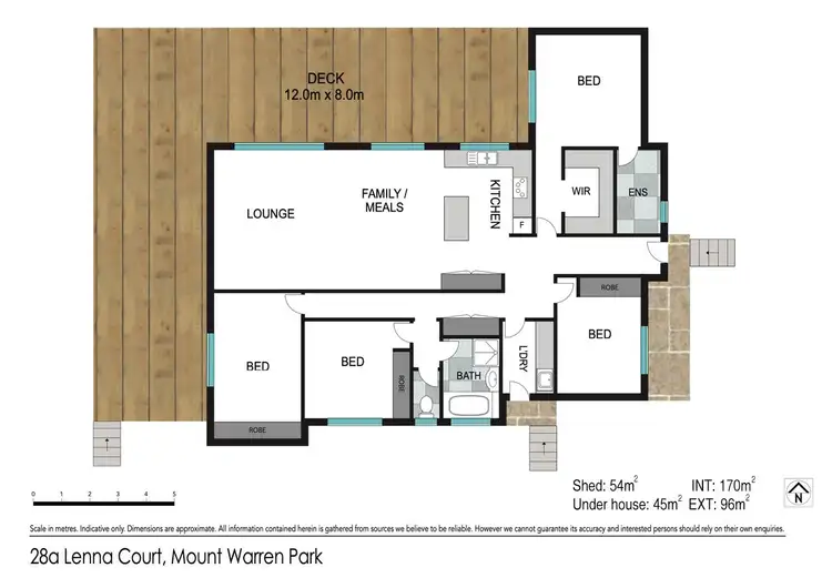 Floorplan of Homely house listing, 28A Lenna Court, Mount Warren Park QLD 4207