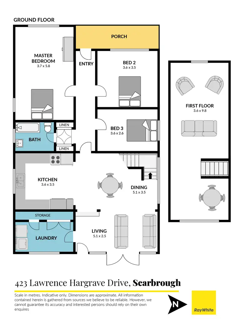 Floorplan of Homely house listing, 423 Lawrence Hargrave Drive, Scarborough NSW 2515