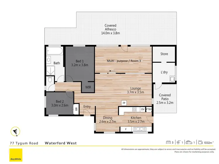 Floorplan of Homely house listing, 77 Tygum Road, Waterford West QLD 4133