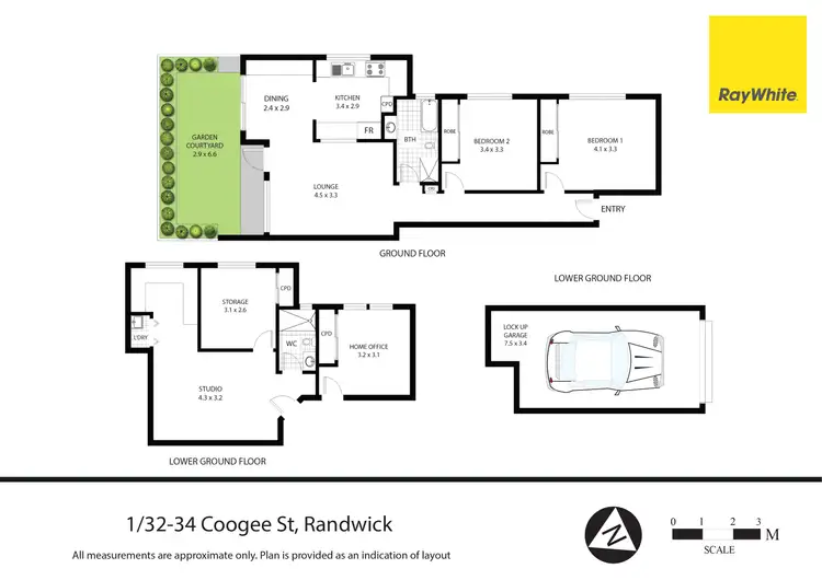 Floorplan of Homely apartment listing, 1/32-34 Coogee Street, Randwick NSW 2031