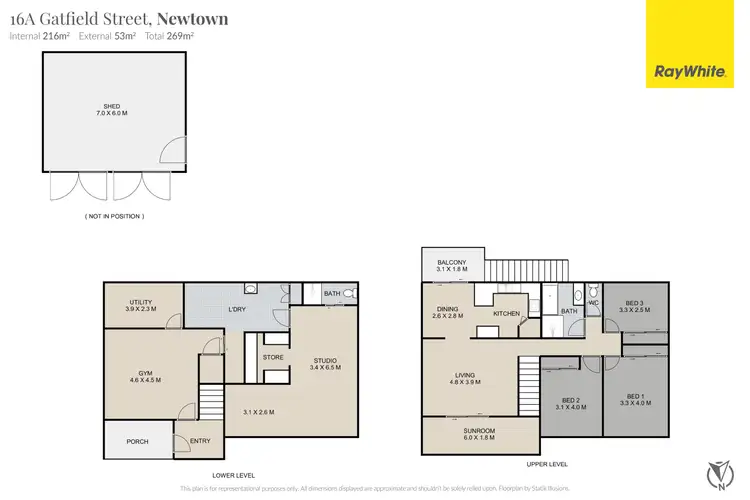 Floorplan of Homely house listing, 16a Gatfield Street, Newtown QLD 4350