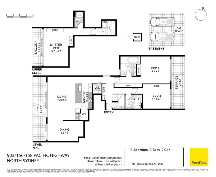 Floorplan of Homely apartment listing, 903/156-158 Pacific Highway, North Sydney NSW 2060