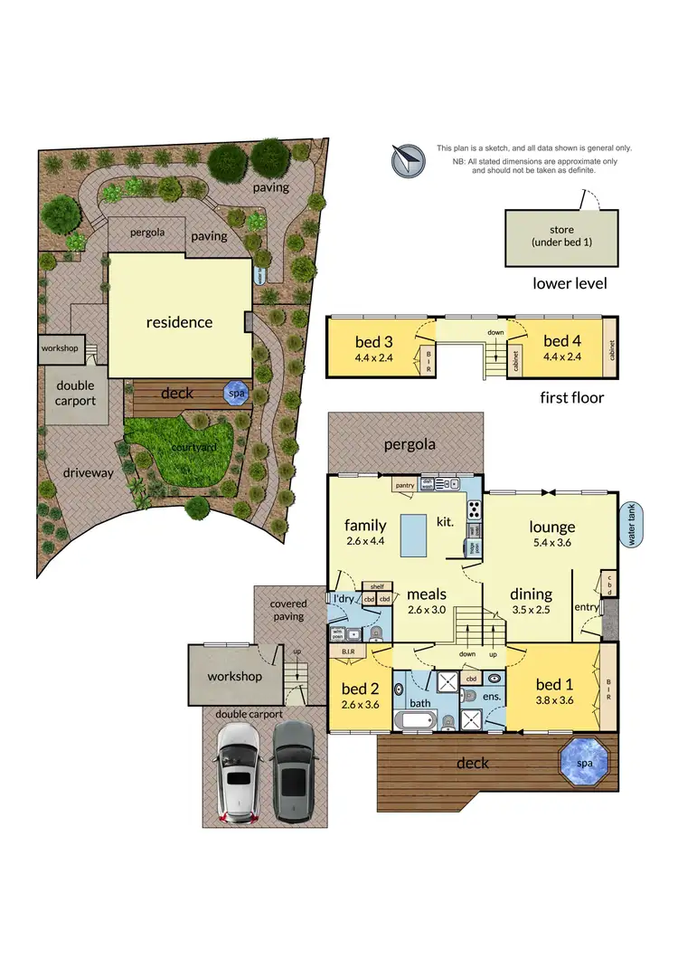 Floorplan of Homely house listing, 6 Prospector Court, Wheelers Hill VIC 3150