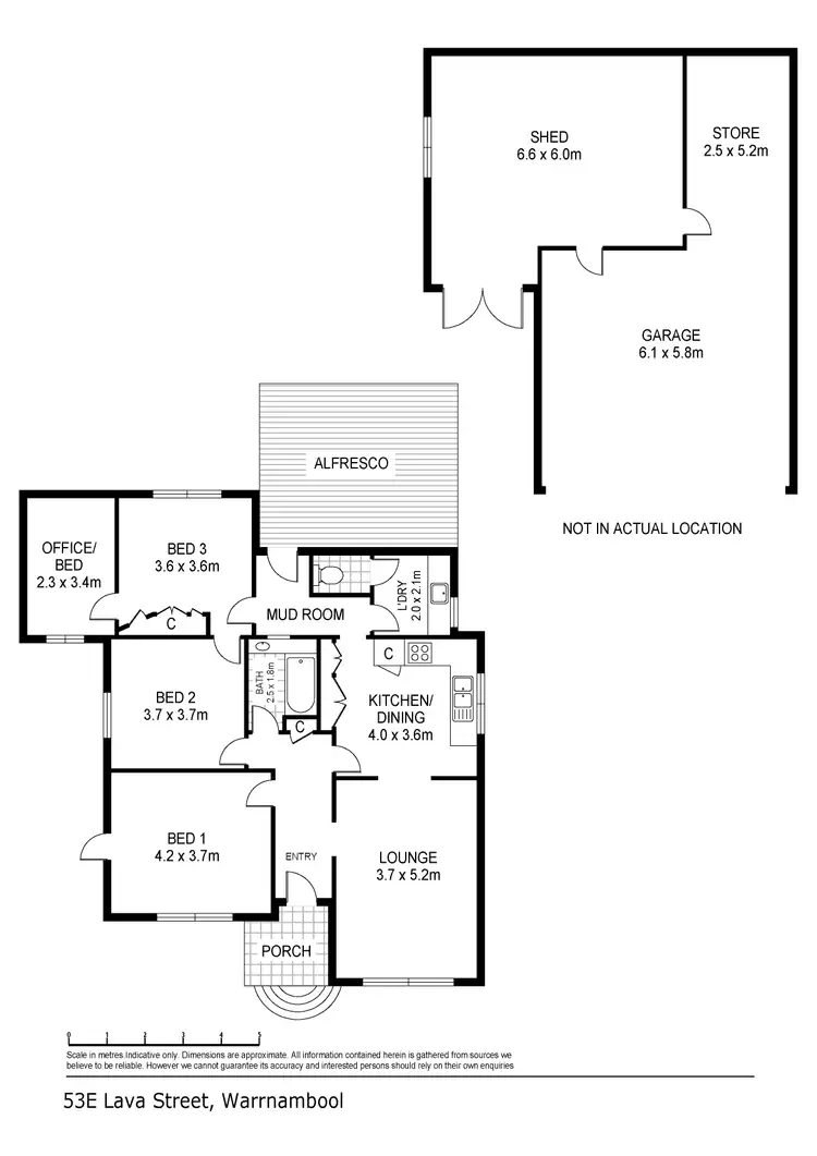 Floorplan of Homely house listing, 53E Lava Street, Warrnambool VIC 3280