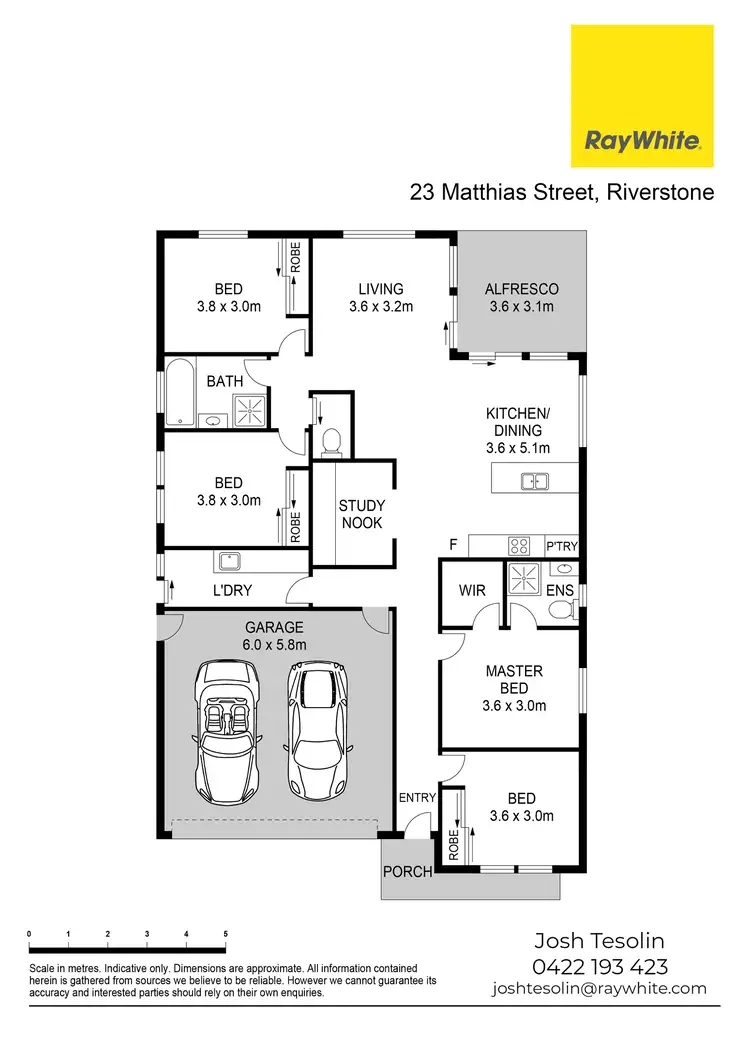 Floorplan of Homely house listing, 23 Matthias Street, Riverstone NSW 2765