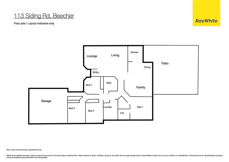 Floorplan of Homely house listing, 113 Siding Road, Beecher QLD 4680