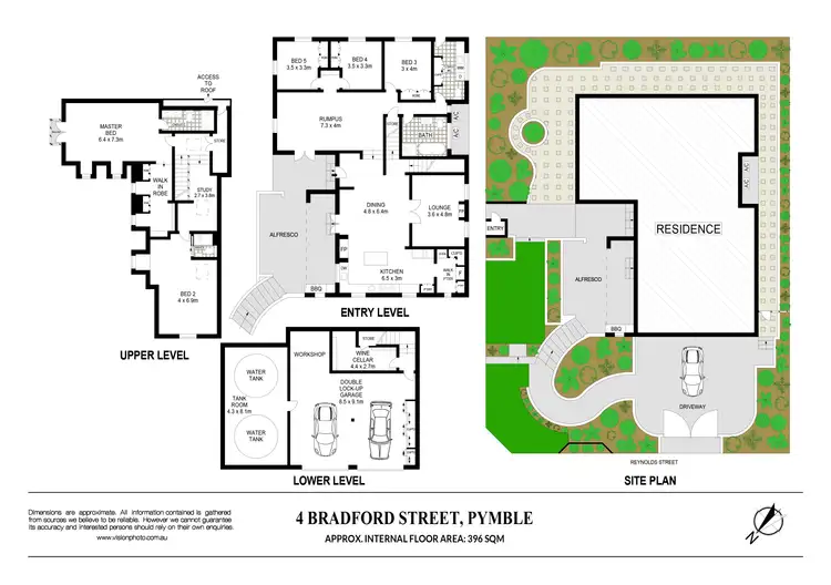 Floorplan of Homely house listing, 4 Bradford Street, Pymble NSW 2073