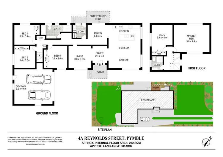 Floorplan of Homely house listing, 4a Reynolds Street, Pymble NSW 2073