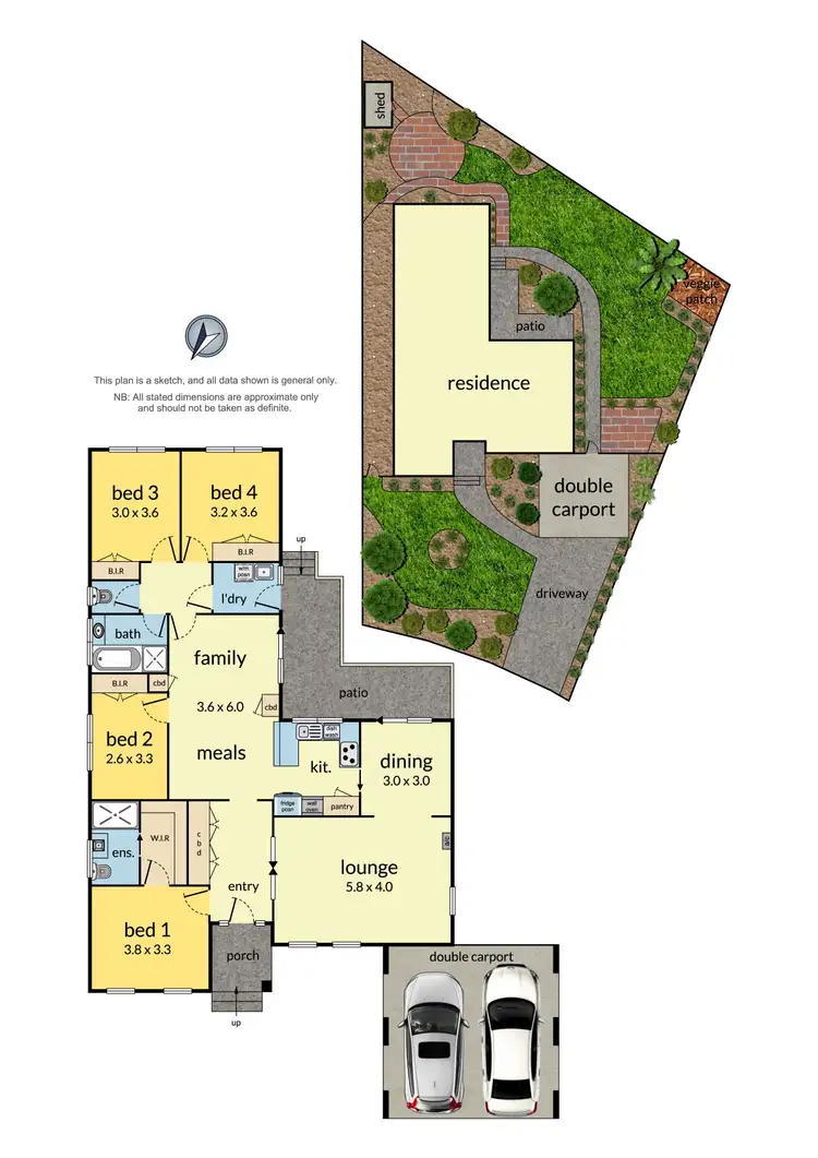 Floorplan of Homely house listing, 12 Xavier Drive, Wheelers Hill VIC 3150