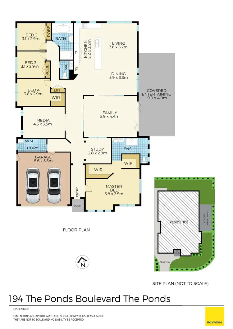 Floorplan of Homely house listing, 194 The Ponds Boulevard, The Ponds NSW 2769