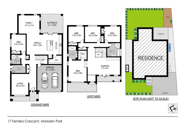 Floorplan of Homely house listing, 17 Fernlea Crescent, Marsden Park NSW 2765