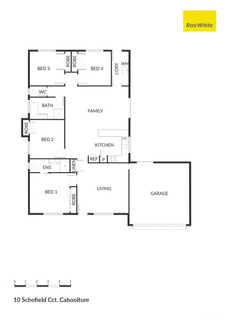 Floorplan of Homely house listing, 10 Schofield Circuit, Caboolture QLD 4510
