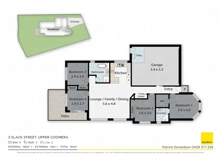 Floorplan of Homely house listing, 3 Slack Street, Upper Coomera QLD 4209