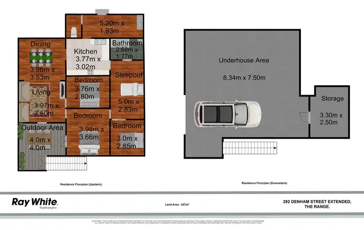 Floorplan of Homely house listing, 292 Denham Street Extended, The Range QLD 4700