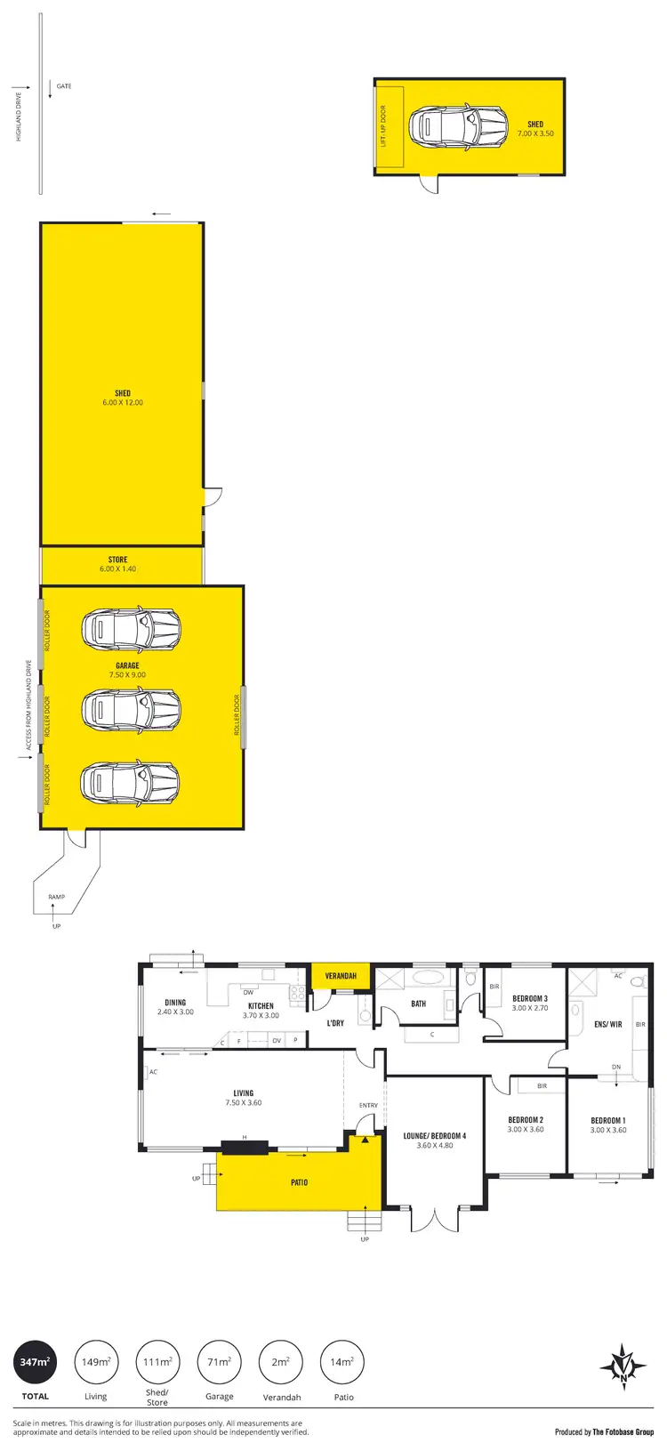 Floorplan of Homely house listing, 76 Ridgehaven Drive, Bellevue Heights SA 5050