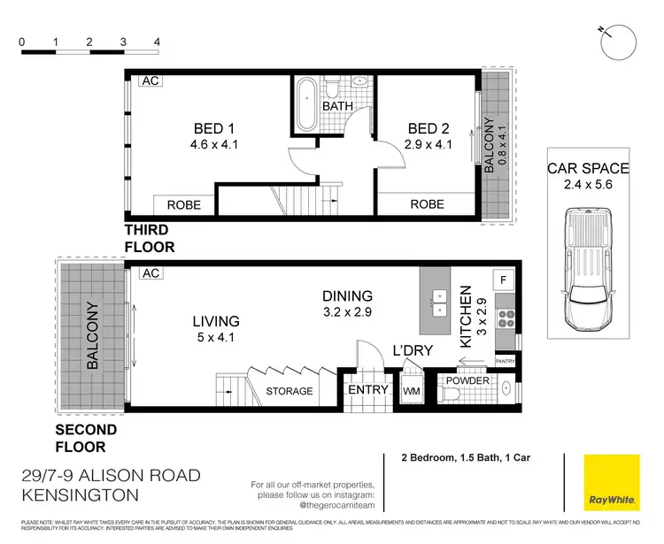 Floorplan of Homely apartment listing, 29/7-9 Alison Road, Kensington NSW 2033