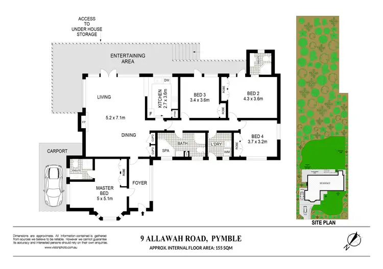 Floorplan of Homely house listing, 9 Allawah Road, Pymble NSW 2073