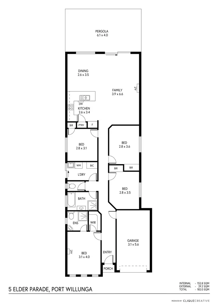 Floorplan of Homely house listing, 5 Elder Parade, Port Willunga SA 5173