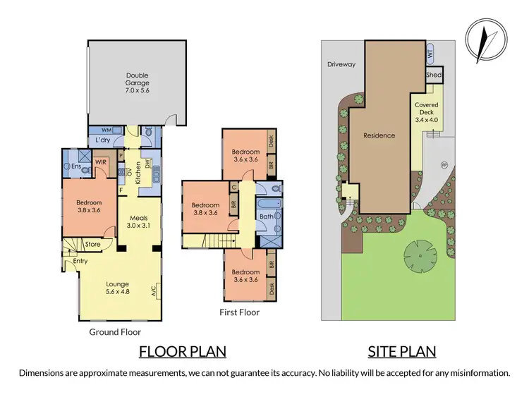 Floorplan of Homely townhouse listing, 1/1 Gordon Court, Ringwood VIC 3134