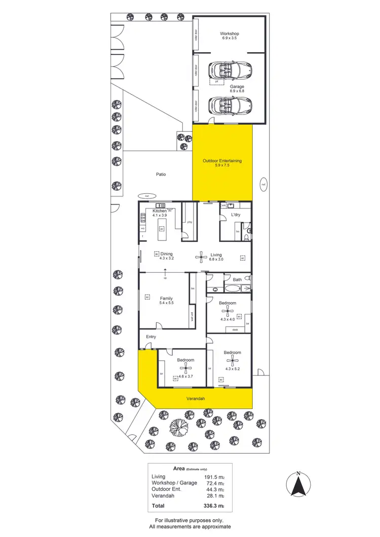 Floorplan of Homely house listing, 268 Young Street, Wayville SA 5034