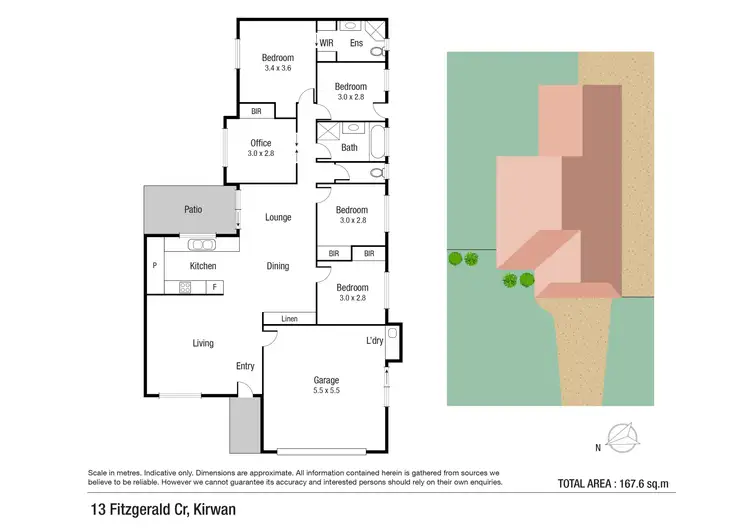 Floorplan of Homely house listing, 13 Fitzgerald Crescent, Kirwan QLD 4817