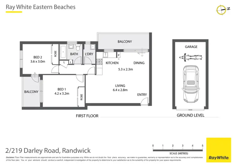 Floorplan of Homely apartment listing, 2/219 Darley Road, Randwick NSW 2031