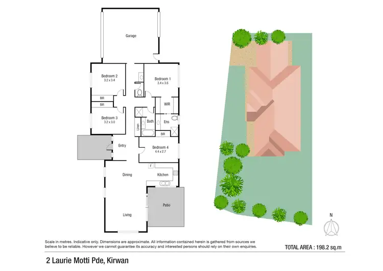 Floorplan of Homely house listing, 2 Laurie Motti Parade, Kirwan QLD 4817