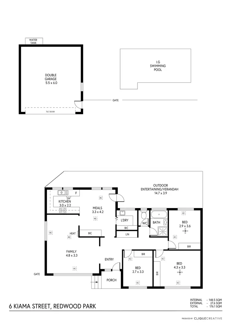 Floorplan of Homely house listing, 6 Kiama Street, Redwood Park SA 5097