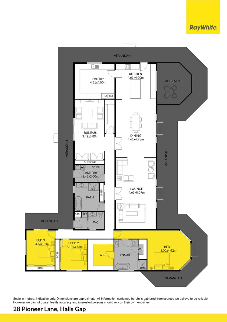 Floorplan of Homely house listing, 28 Pioneer Lane, Halls Gap VIC 3381