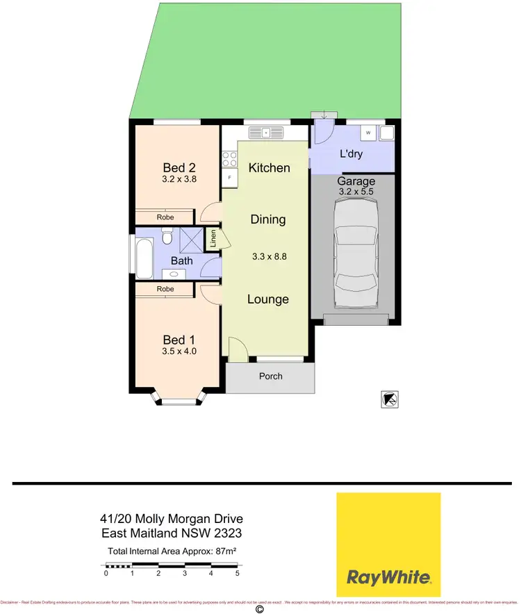 Floorplan of Homely unit listing, 41/20 Molly Morgan Drive, East Maitland NSW 2323