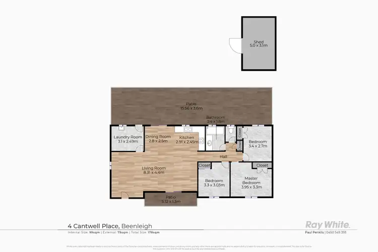 Floorplan of Homely house listing, 4 Cantwell Place, Beenleigh QLD 4207