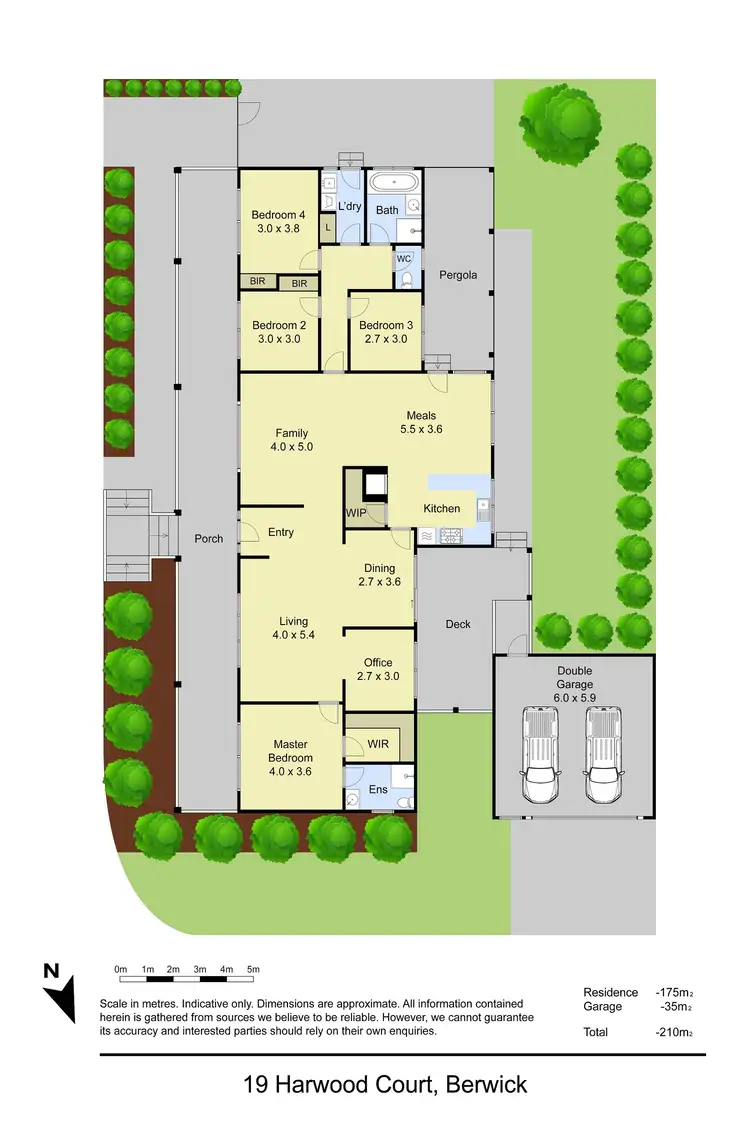 Floorplan of Homely house listing, 19 Harwood Court, Berwick VIC 3806