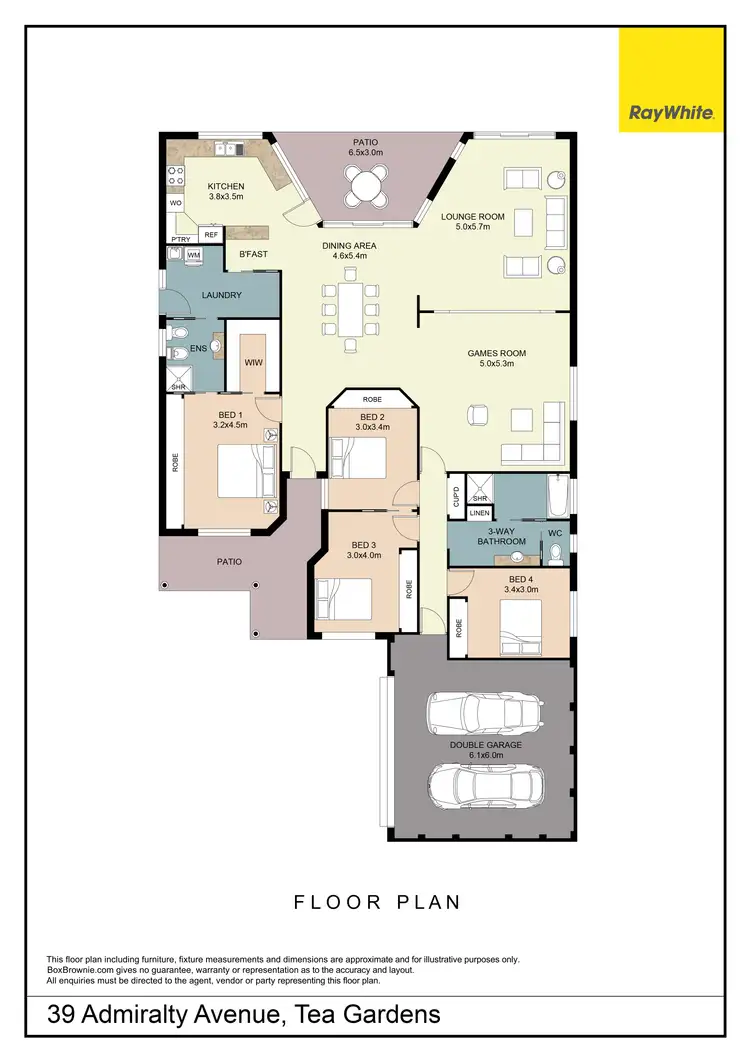 Floorplan of Homely house listing, 39 Admiralty Avenue, Tea Gardens NSW 2324