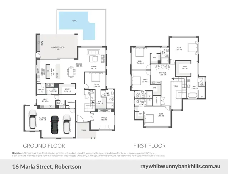 Floorplan of Homely house listing, 16 Marla Street, Robertson QLD 4109