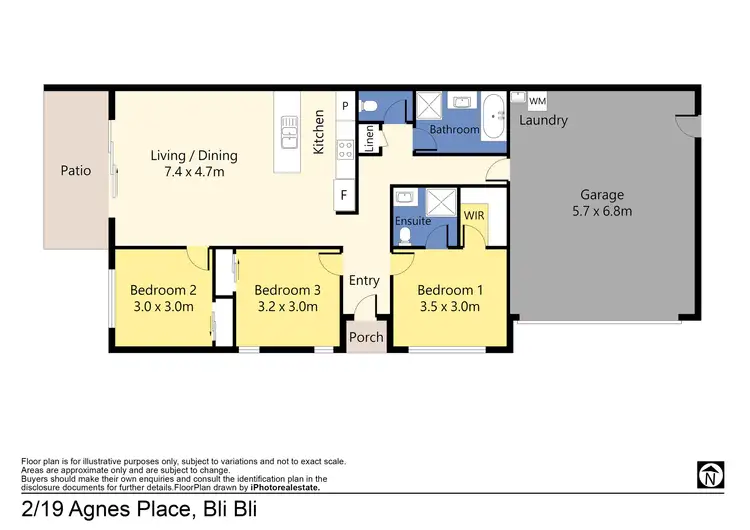 Floorplan of Homely house listing, 2/19 Agnes Place, Bli Bli QLD 4560