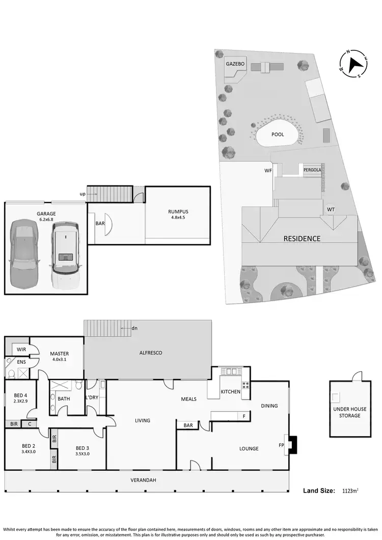 Floorplan of Homely house listing, 6 Maberley Crescent, Frankston South VIC 3199