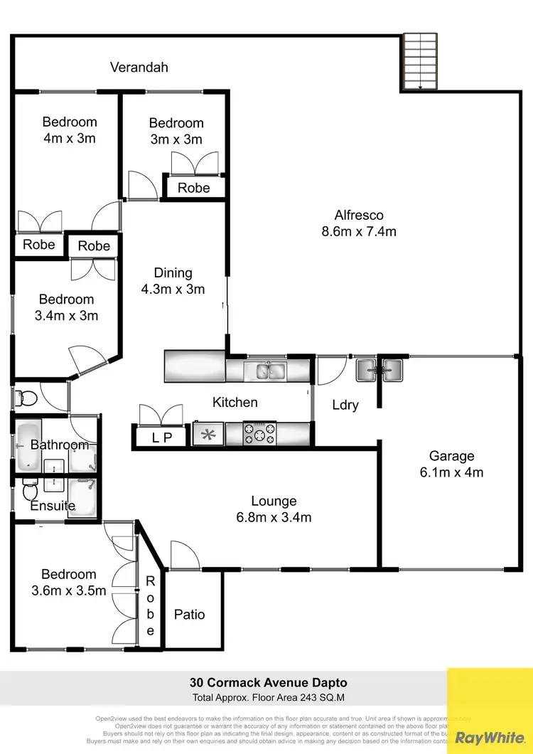 Floorplan of Homely house listing, 30 Cormack Avenue, Dapto NSW 2530