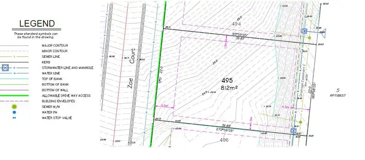 Floorplan of Homely land listing, 35 Zoe Court, Mount Louisa QLD 4814