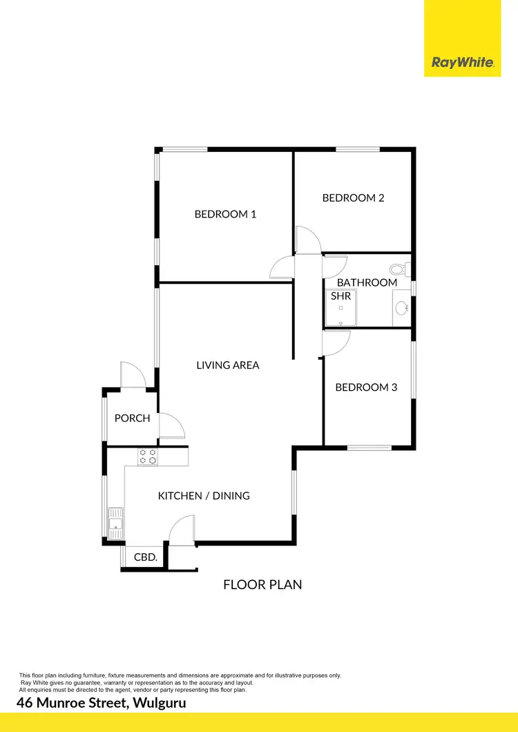 Floorplan of Homely house listing, 46 Munroe Street, Wulguru QLD 4811