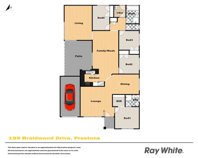 Floorplan of Homely house listing, 199 Braidwood Drive, Prestons NSW 2170