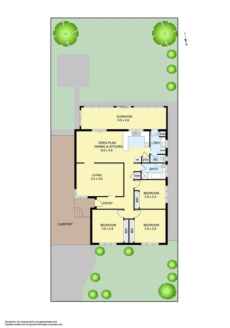 Floorplan of Homely house listing, 127 Gillespie Road, Kings Park VIC 3021