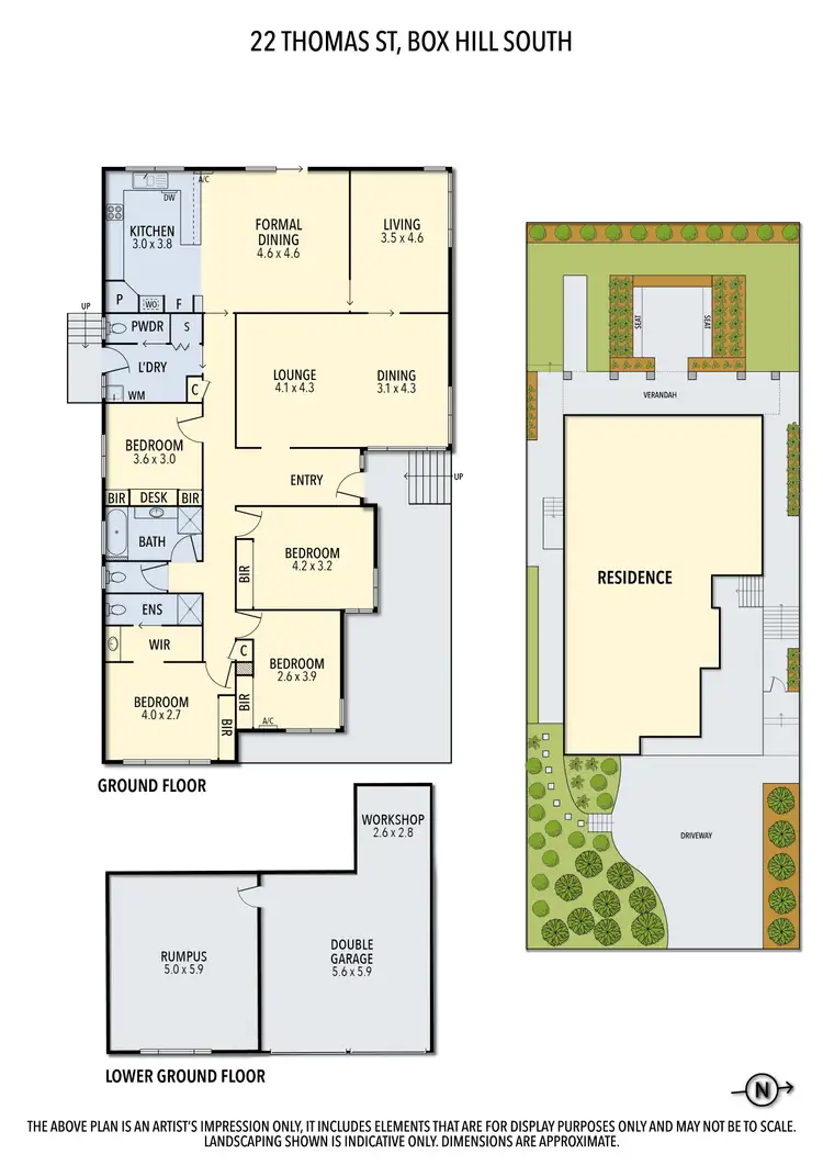 Floorplan of Homely house listing, 22 Thomas Street, Box Hill South VIC 3128