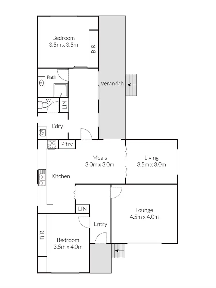 Floorplan of Homely house listing, 12 Sycamore Street, Hamlyn Heights VIC 3215