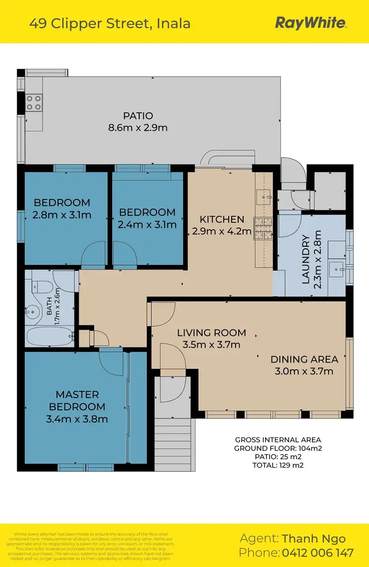 Floorplan of Homely house listing, 49 Clipper Street, Inala QLD 4077