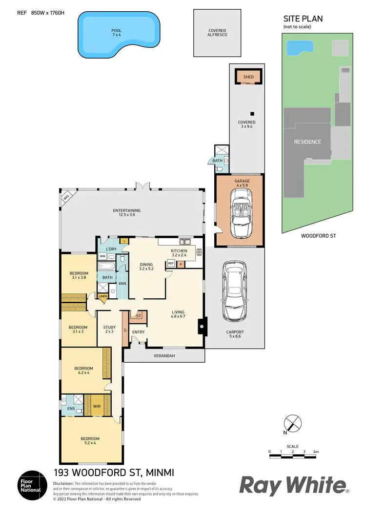 Floorplan of Homely house listing, 193 Woodford Street, Minmi NSW 2287