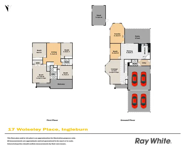 Floorplan of Homely house listing, 17 Wolseley Place, Ingleburn NSW 2565