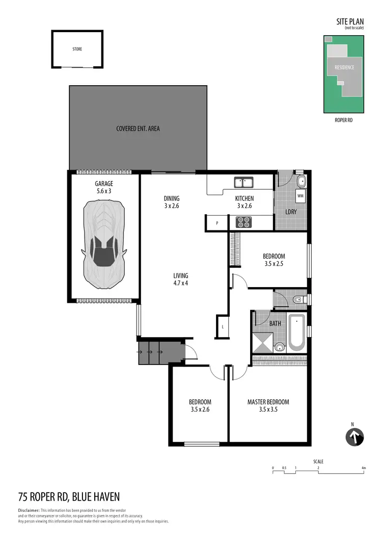 Floorplan of Homely house listing, 75 Roper Road, Blue Haven NSW 2262