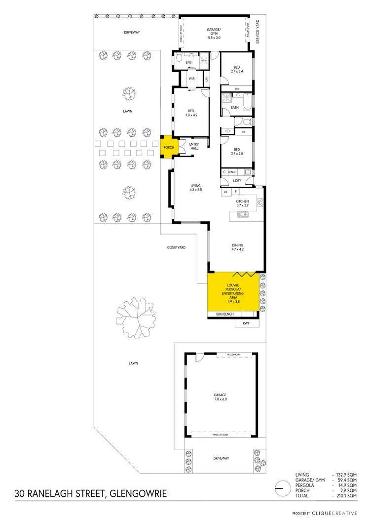 Floorplan of Homely house listing, 30 Ranelagh Street, Glengowrie SA 5044