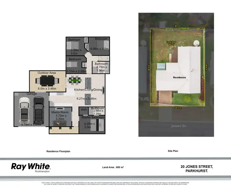 Floorplan of Homely house listing, 20 Jones Street, Parkhurst QLD 4702
