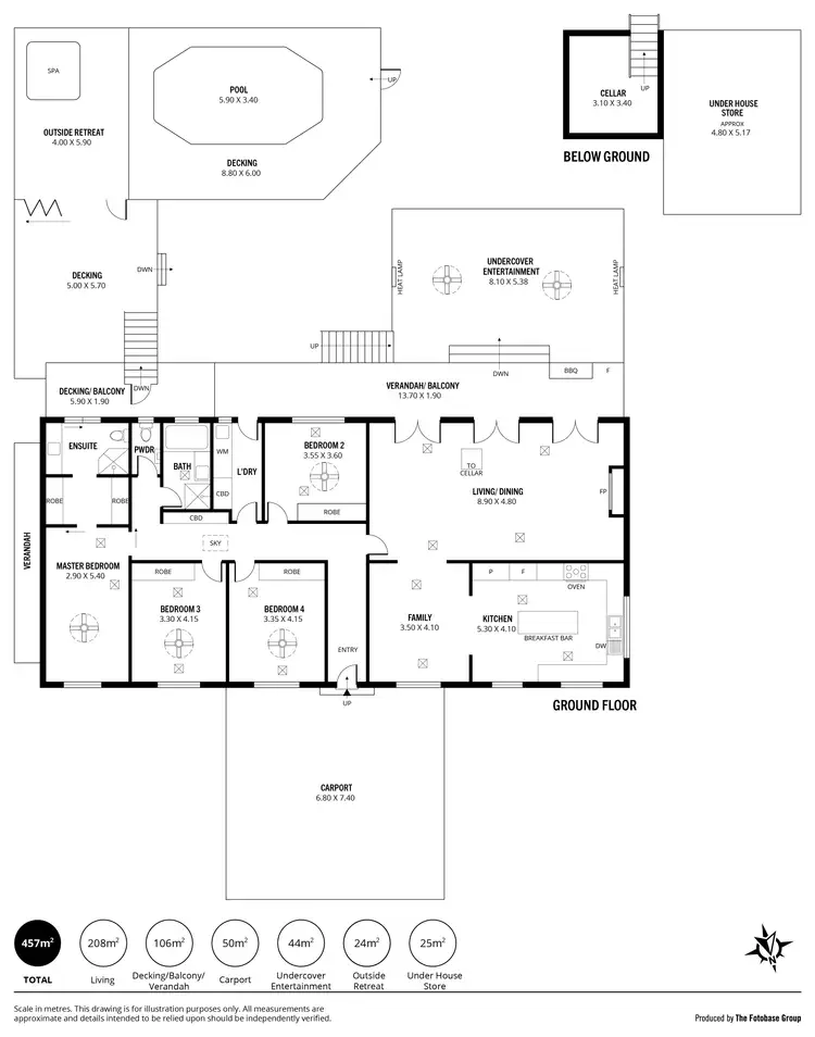 Floorplan of Homely house listing, 164 Black Road, Flagstaff Hill SA 5159
